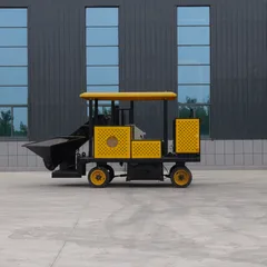 Wheel Concrete Slipform Machine, Dual-use Slipform Paver for Curb & Water Channel