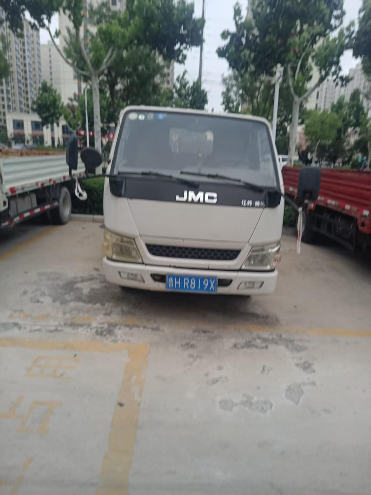 Used 2018 JMC SHUNDA 3.85m Flatbed Light Truck JX493ZLQ5 Isuzu Diesel Engine Power Steering 700R16 Tyres For Farm Grocery Short-distance Logistics Bulk Export FOB USD Price Available