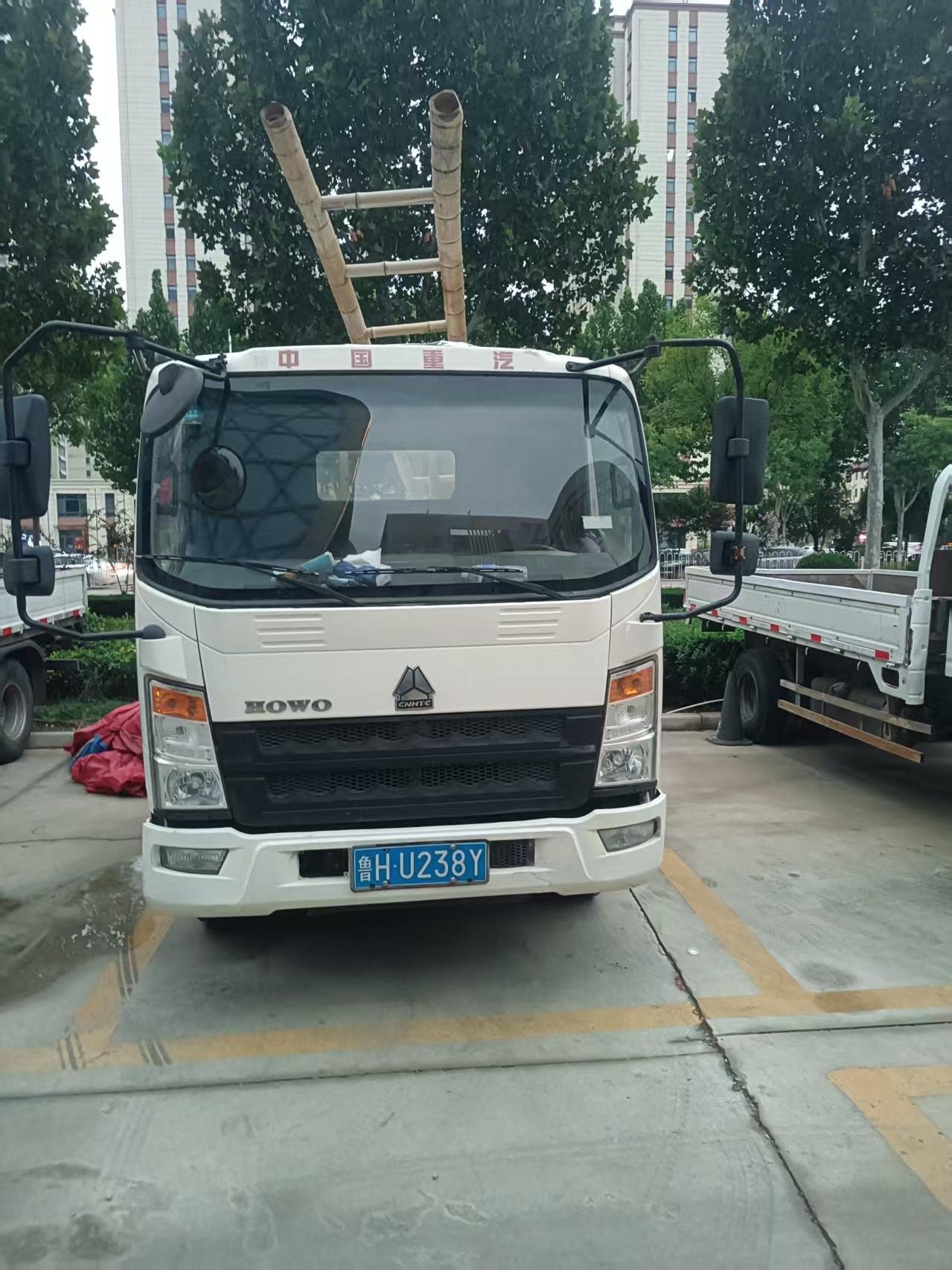 Cross-border Supply Second Hand HOWO Standard Open Flatbed Lorry Fuel-saving WP2.3 Engine Hydraulic Steering Air Brake Mini Cargo Truck Wholesale To Southeast Asia Central Asia With US Dollar Proforma Invoice