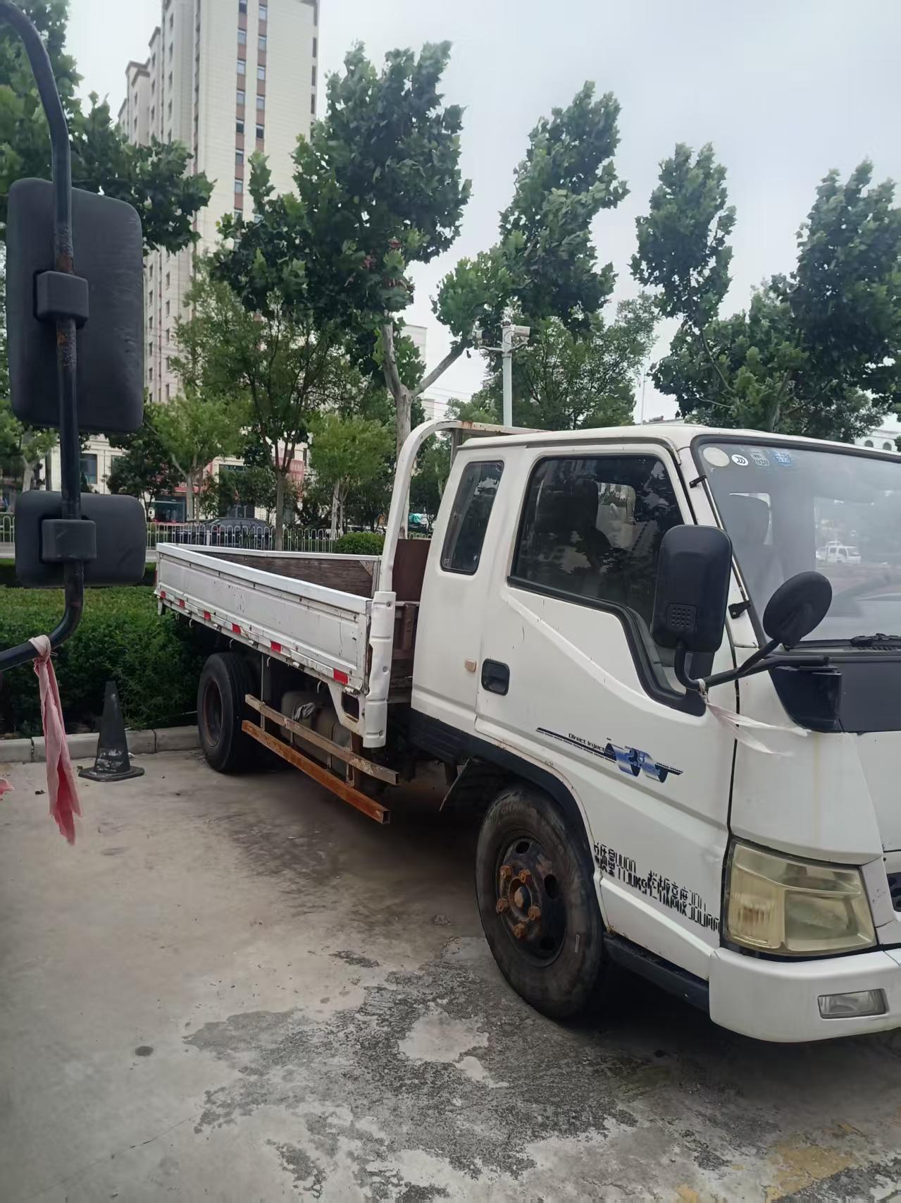 Used 2018 JMC SHUNDA 3.85m Flatbed Light Truck JX493ZLQ5 Isuzu Diesel Engine Power Steering 700R16 Tyres For Farm Grocery Short-distance Logistics Bulk Export FOB USD Price Available
