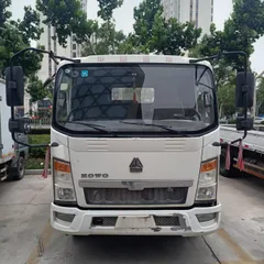 Factory Supply Second Hand HOWO Wide Five-door Delivery Truck For Fruit Vegetable Building Material Bulk Container Export To Southeast Asia Market