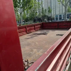 Used 2018 YUEJIN 4.2m Heavy Duty Flatbed Light Truck SOFIM Engine Power Steering Air Brake 750R16 Tyres For Construction Agricultural Goods Short Distance Transport Bulk Export FOB USD Price Available