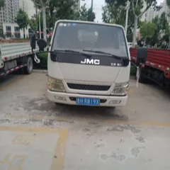 Used 2018 JMC SHUNDA 3.85m Flatbed Light Truck JX493ZLQ5 Isuzu Diesel Engine Power Steering 700R16 Tyres For Farm Grocery Short-distance Logistics Bulk Export FOB USD Price Available