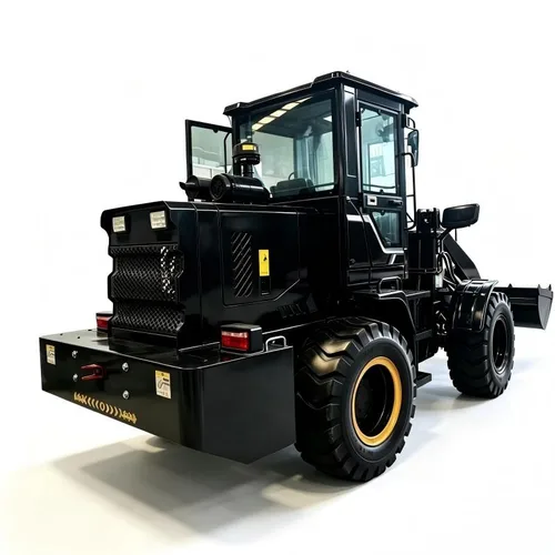 LANDNEO 2 ton wheel loader loading sand with reinforced 0.8m³ bucket