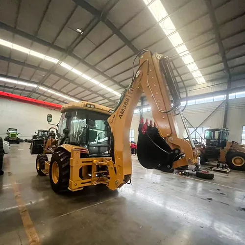 LANDNEO AM388 loader lifting material with 1.35m³ front bucket