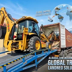 SHENTUI mini backhoe loader with four-wheel-drive diesel configuration