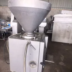 Fully Cleaned Stainless Steel Sausage Filling Linking Machine PLC Control USD PI Issuable Full Export Certification