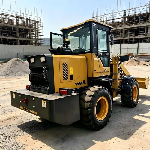 946 front end loader moving bulk material with automatic gearbox