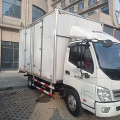 Used 2019 FOTON AOLING TX 4165×2300 Closed Box Light Truck 4J2.8TC3 Diesel Engine Power Steering Air Brake For Express Fresh Goods Urban Logistics Bulk Export FOB USD Price Available