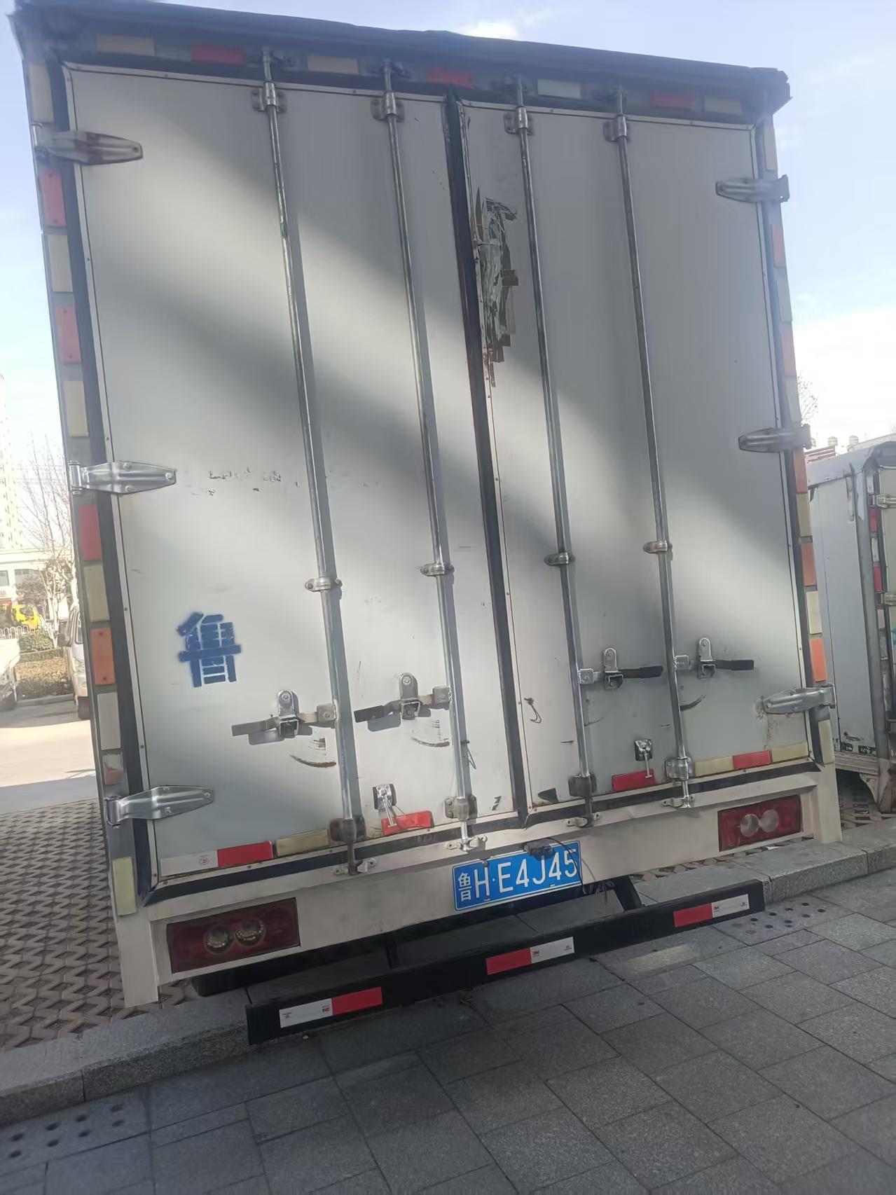 Used 2019 FOTON AOLING TX 4165×2300 Closed Box Light Truck 4J2.8TC3 Diesel Engine Power Steering Air Brake For Express Fresh Goods Urban Logistics Bulk Export FOB USD Price Available