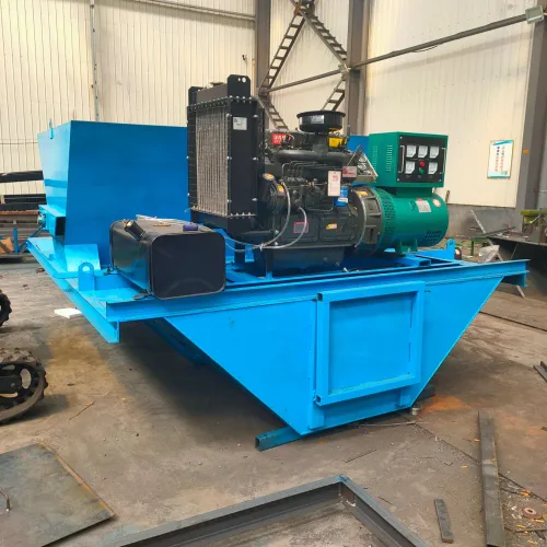 L-shaped canal lining machine