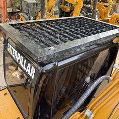 CAT 325D2L With 3 cameras, top‑mounted large guardrail, highest configuration.
