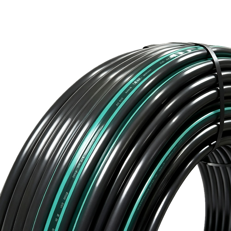 Heavy Duty Black Green Stripe PA12 Pneumatic Brake Hose Anti-freeze Anti-aging Custom Cut 0.5m For Truck Original Pipeline Replacement