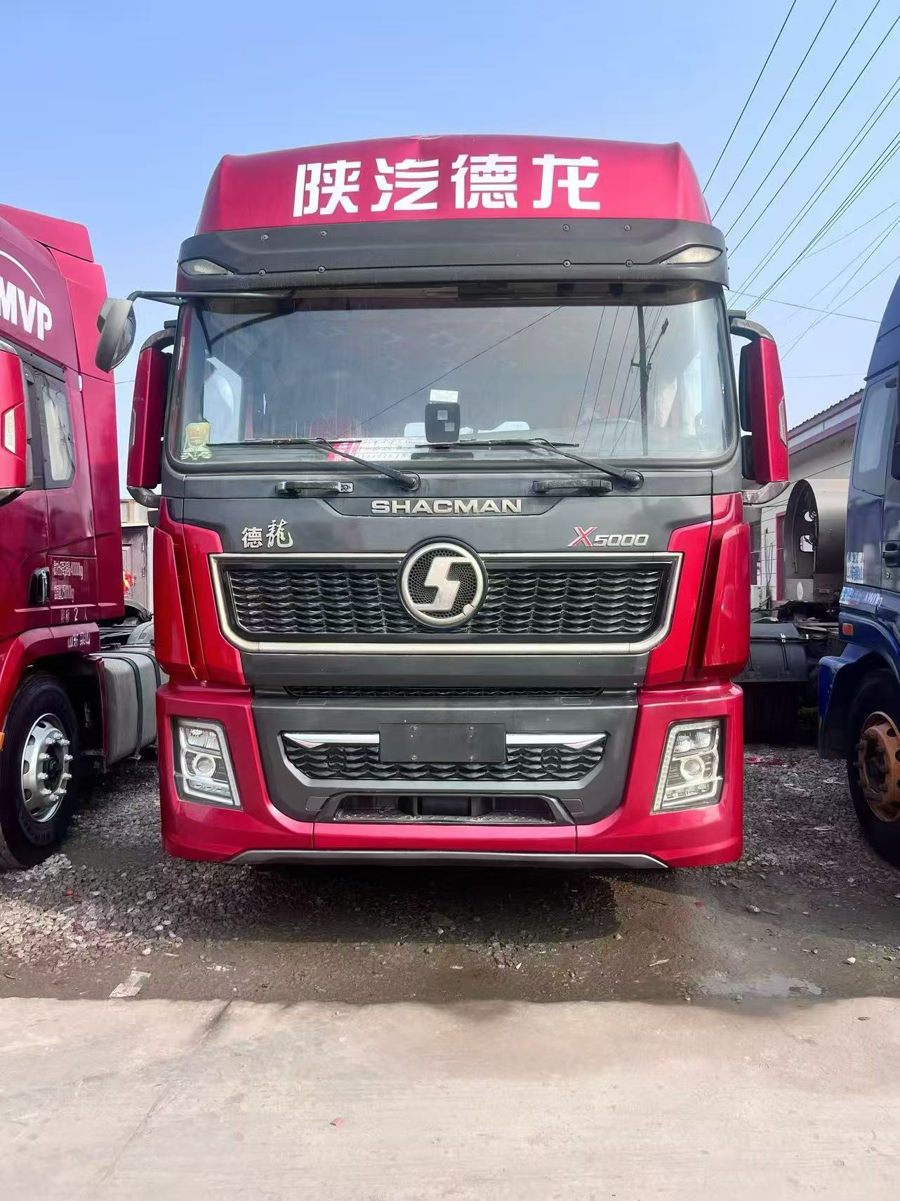 Good Condition 200,000 KM Shacman X5000 Prime Mover Composite Board 4.11 Axle Ratio Stable Power Full Export Documents Ro-ro Shipment Available