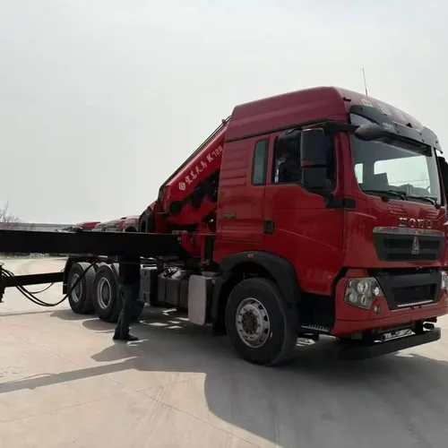 Fully Inspected Used Folding Crane Truck Heavy Duty 6×4 Chassis Stable Hydraulic Lifting System Full Customs Clearance Documents Ro-ro Shipment