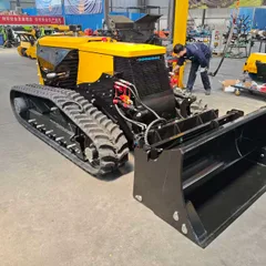 75 HP Full-Hydraulic Remote Controlled Fire Break Clearing Robot, Forest Wood Shredding Brush Cutter