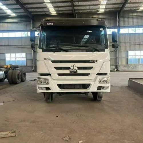 Used HOWO 375HP 6×4 Rear Tipper Dump Truck Custom White Cab Black Cargo Box For Mine Sand Stone Construction Transport Whole Vehicle Export FOB USD Price Available