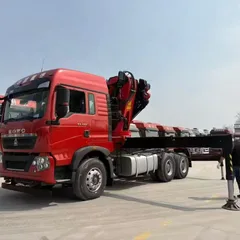 Fully Inspected Used Folding Crane Truck Heavy Duty 6×4 Chassis Stable Hydraulic Lifting System Full Customs Clearance Documents Ro-ro Shipment