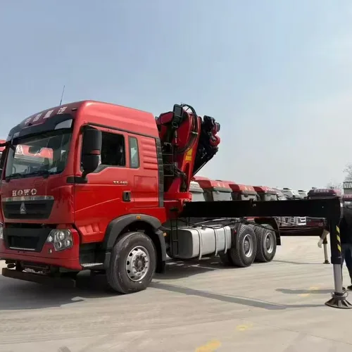 Fully Inspected Used Folding Crane Truck Heavy Duty 6×4 Chassis Stable Hydraulic Lifting System Full Customs Clearance Documents Ro-ro Shipment
