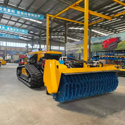 75 HP Full-Hydraulic Remote Controlled Fire Break Clearing Robot, Forest Wood Shredding Brush Cutter