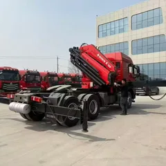 Fully Inspected Used Folding Crane Truck Heavy Duty 6×4 Chassis Stable Hydraulic Lifting System Full Customs Clearance Documents Ro-ro Shipment