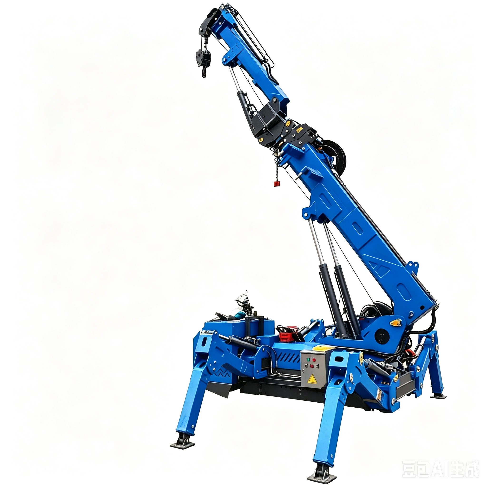 Spider crane, oil electric dual-purpose crawler crane