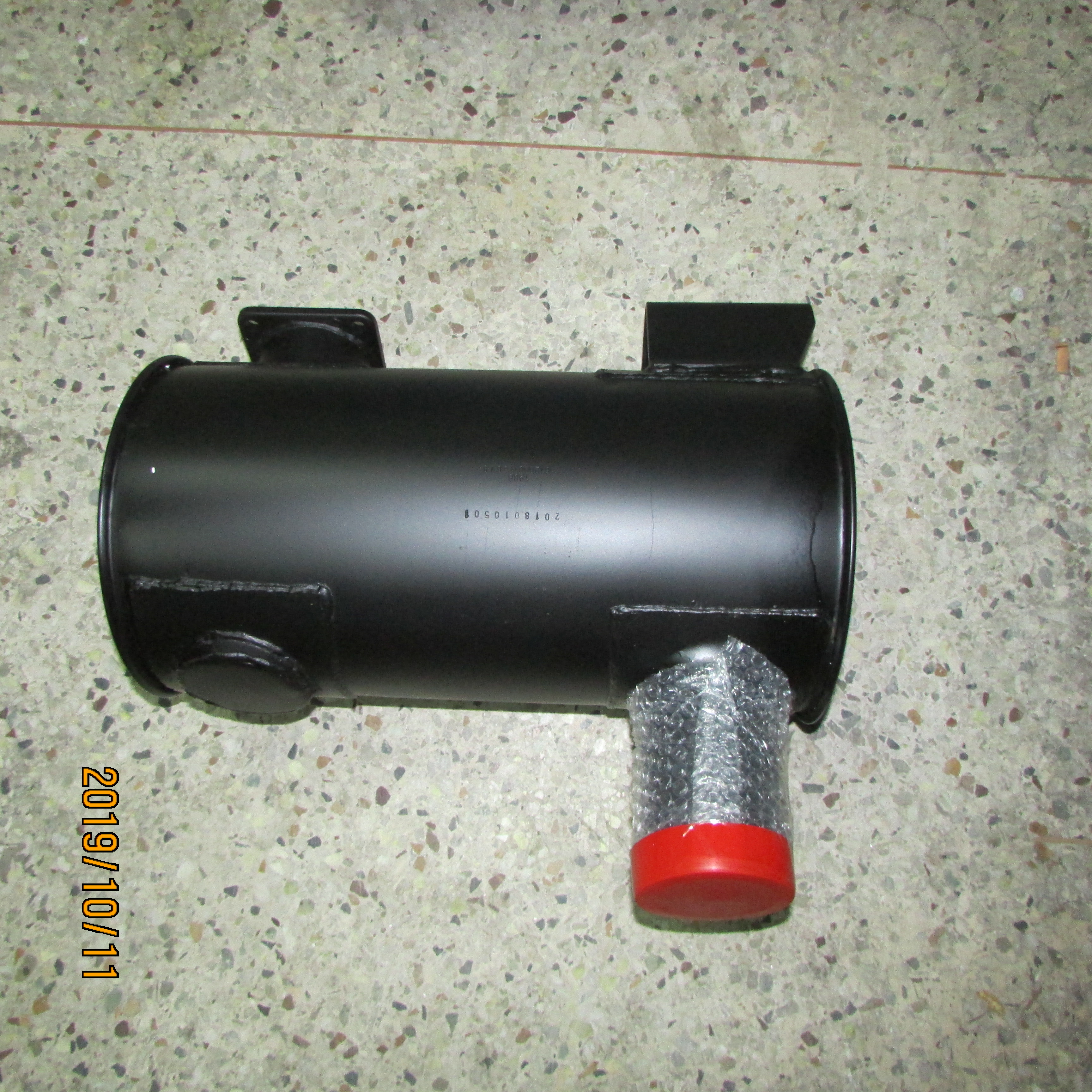Exhaust Silencer 860132618 | XCMG Host Diesel Exhaust Noise-Reduction Part (= 860126192)