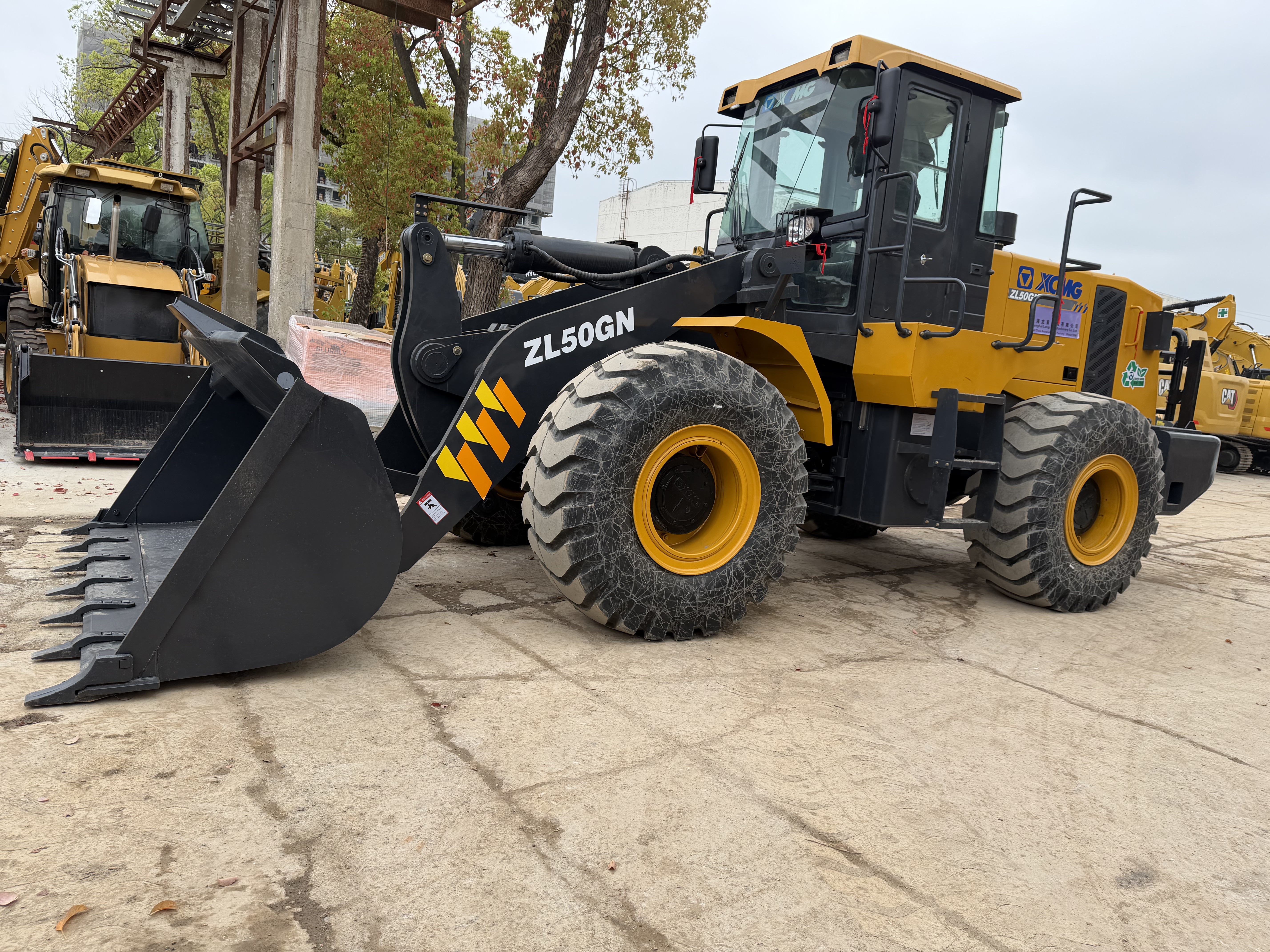 Used China XCMG Mini Wheel Loader 5 Ton Zl50gn with 3.0m3 Rock Bucket