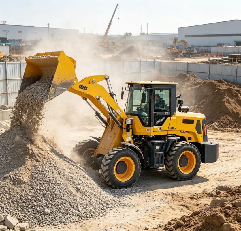SHENTUI-936-wheel-loader-1.5-ton-front-view
