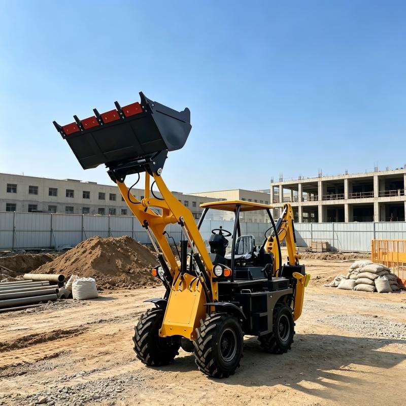SHENTUI-small-wheel-loader-operating-in-construction-site