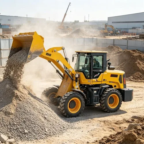 SHENTUI-936-wheel-loader-1.5-ton-front-view