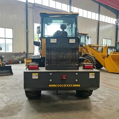 ZL946 wheel loader rear view showing integrated stamping hood and counterweight