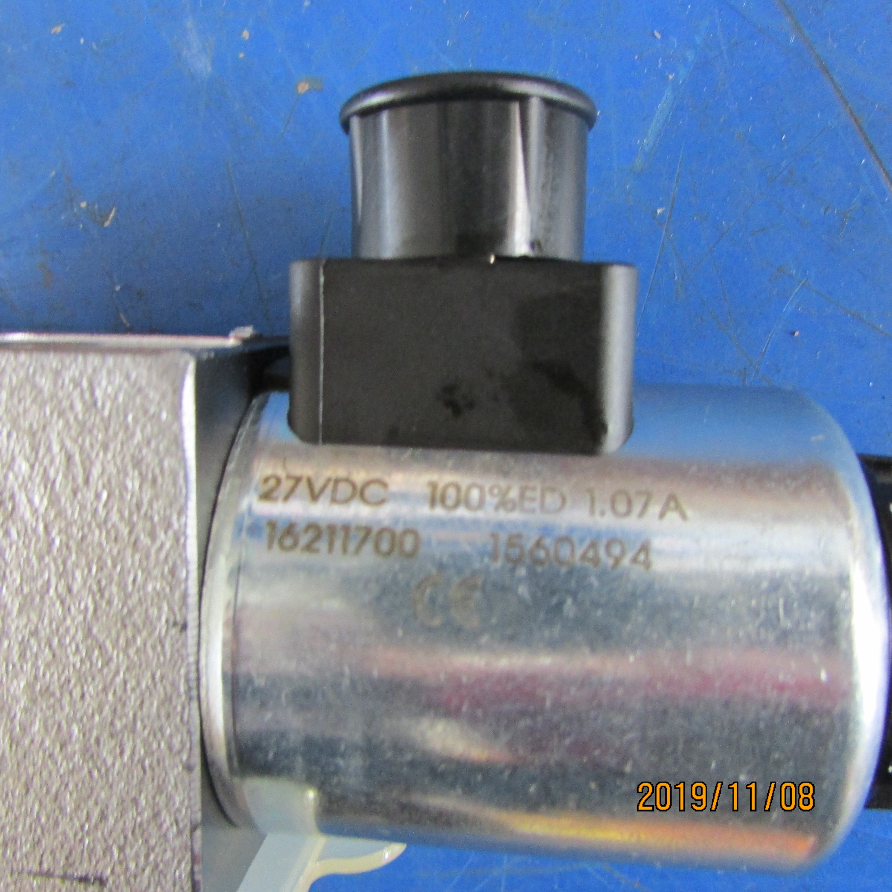 XCMG Paver Exact PN 803084262 (RPE3-06-2X11) – 27V DC Coil w/ Freewheel Diode | Fits RP603/RP803/RP953/RP953T