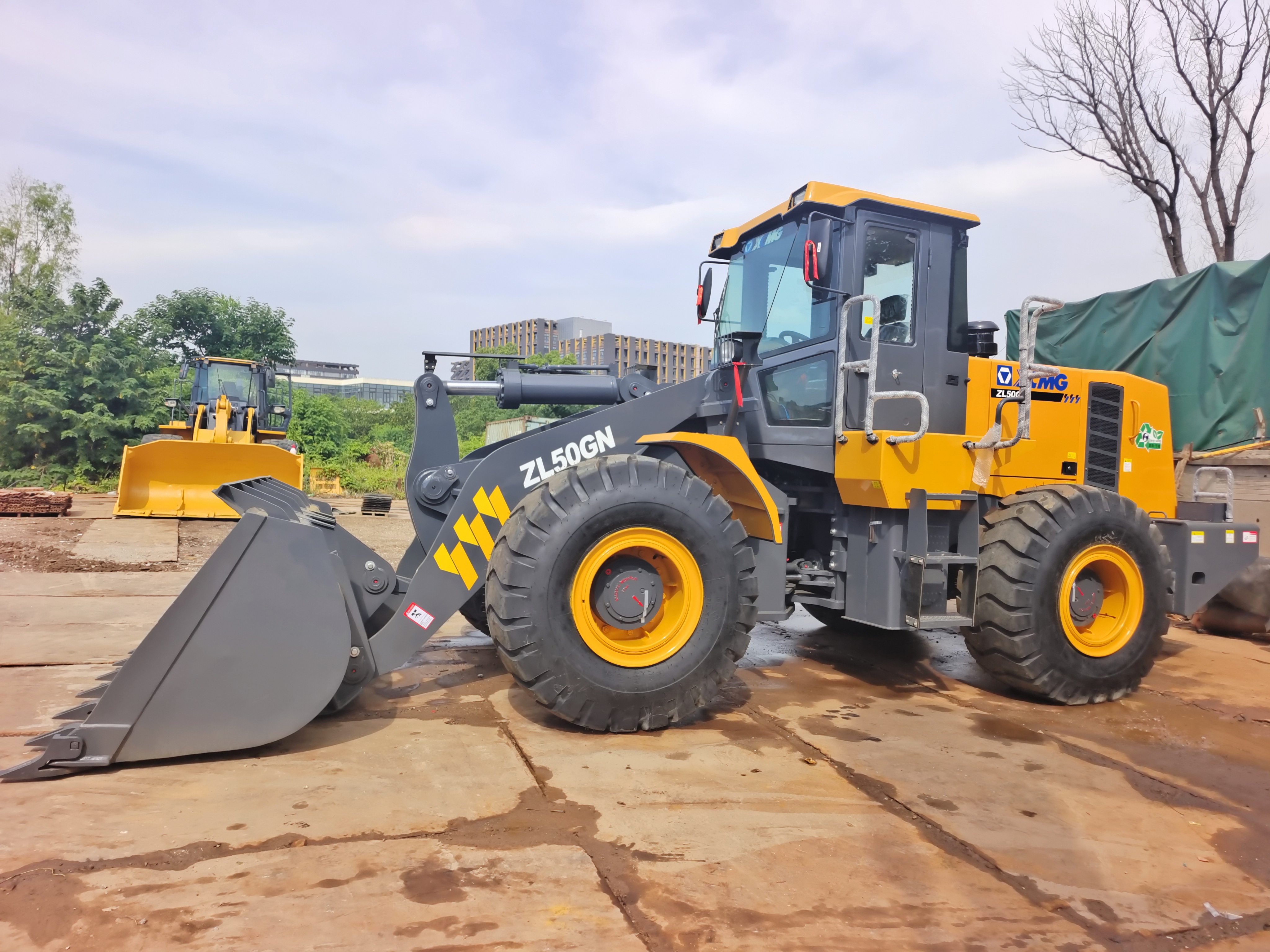 New China Mini Wheel Loader 5 Ton XCMG Zl50gn with 3.0m3 Rock Bucket