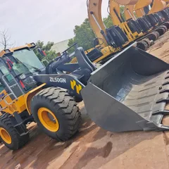 New China Mini Wheel Loader 5 Ton XCMG Zl50gn with 3.0m3 Rock Bucket