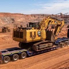 60 Ton Heavy Duty Lowboy Trailer Source Supplier for Mining & Construction