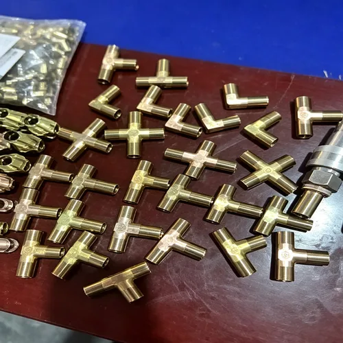 3/8 Reducer Union Fitting 16mm Taper To 18mm Male Brass Brake Air Line Connector For Semi Trailer Brake Chamber 3 Axle Valve Wholesale FOB USD Price