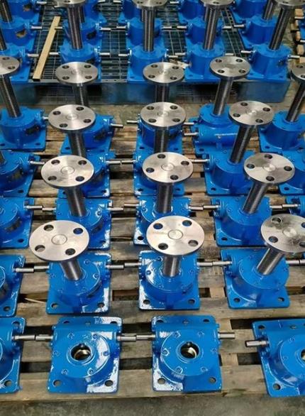 Heavy duty SWL spiral screw lift 100T load-bearing carbon steel material metallurgical equipment lifting special