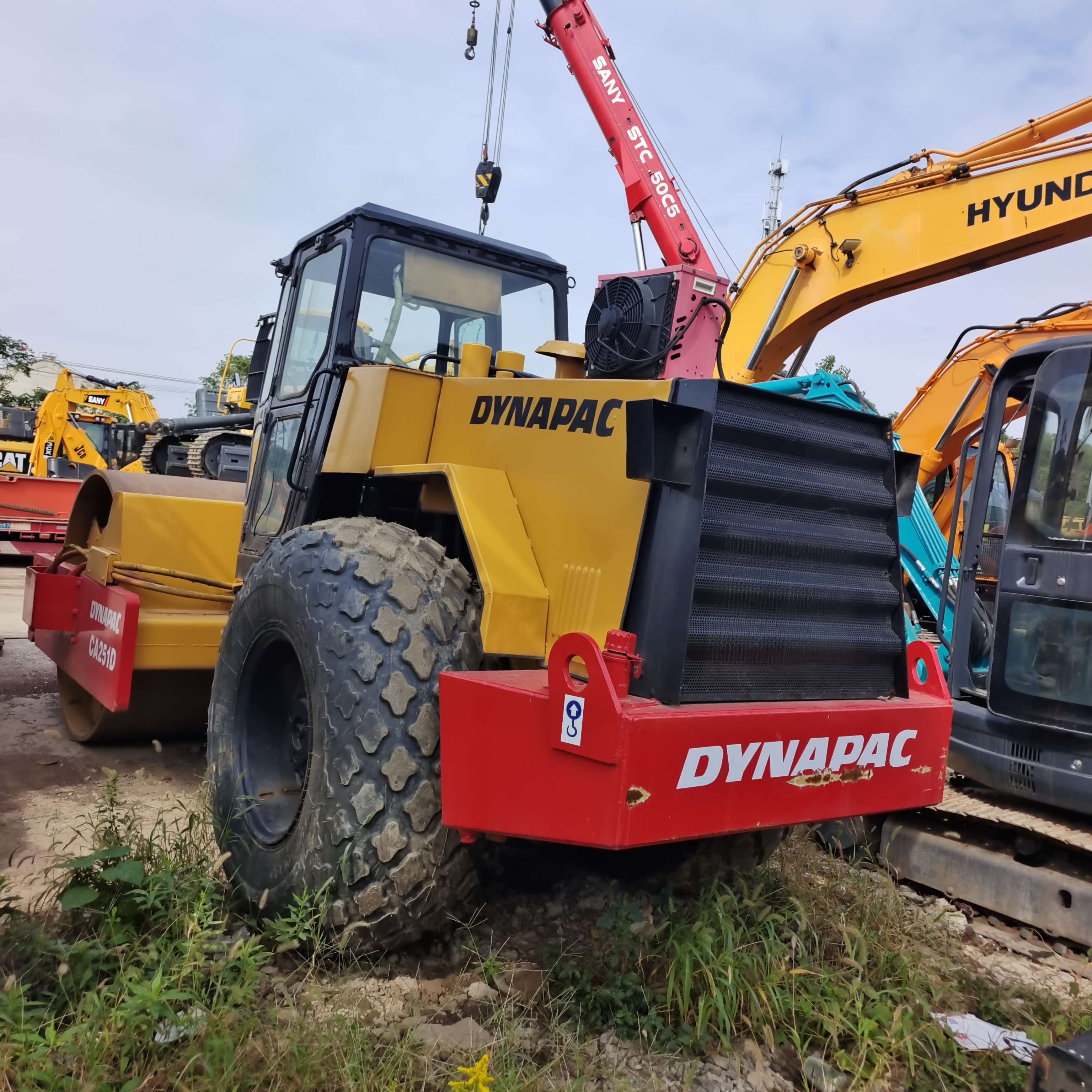 Dynapal Steel Used Compactor Machine CA251D   Single Drum Vibratory Road Roller Second Hand