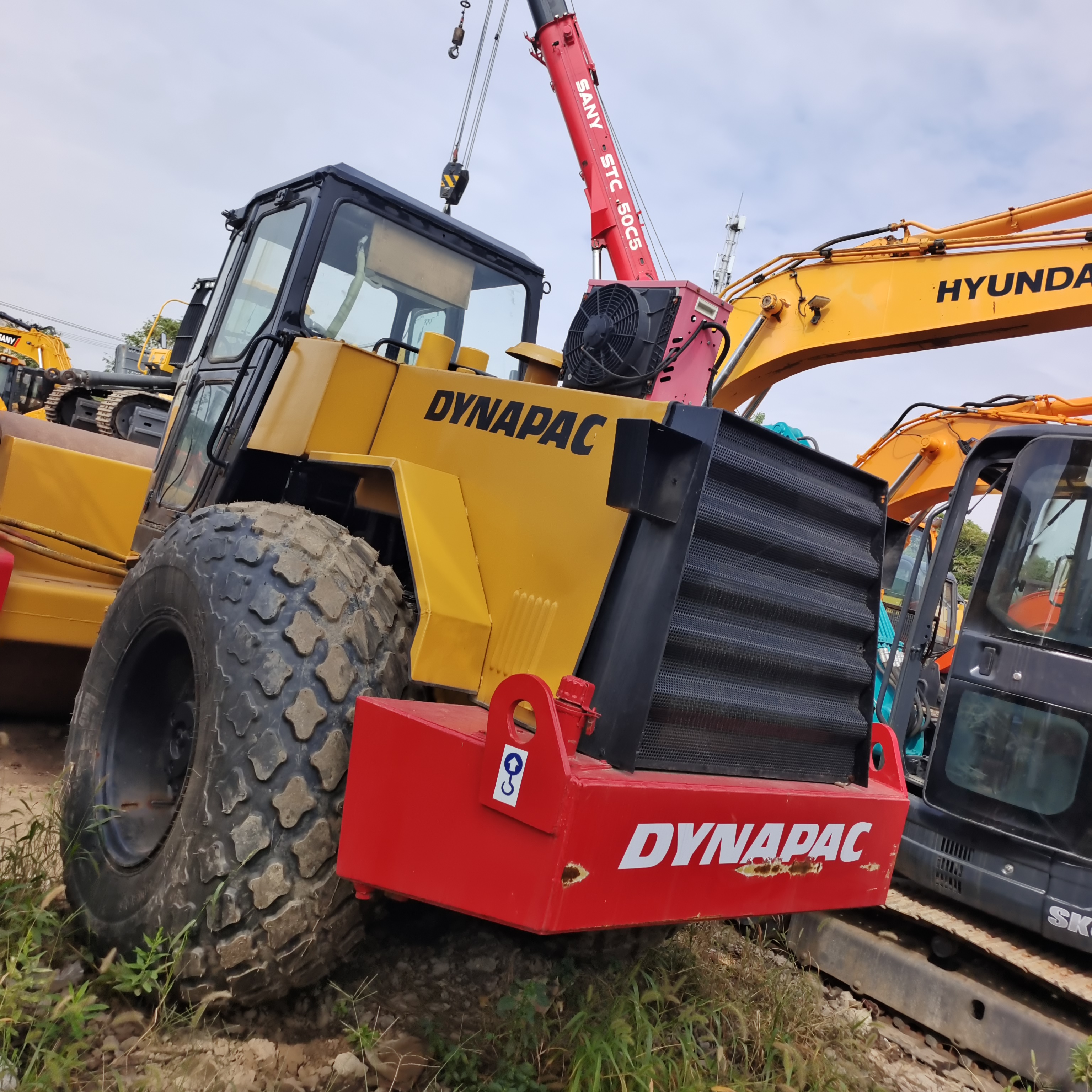 Dynapal Steel Used Compactor Machine CA251D   Single Drum Vibratory Road Roller Second Hand
