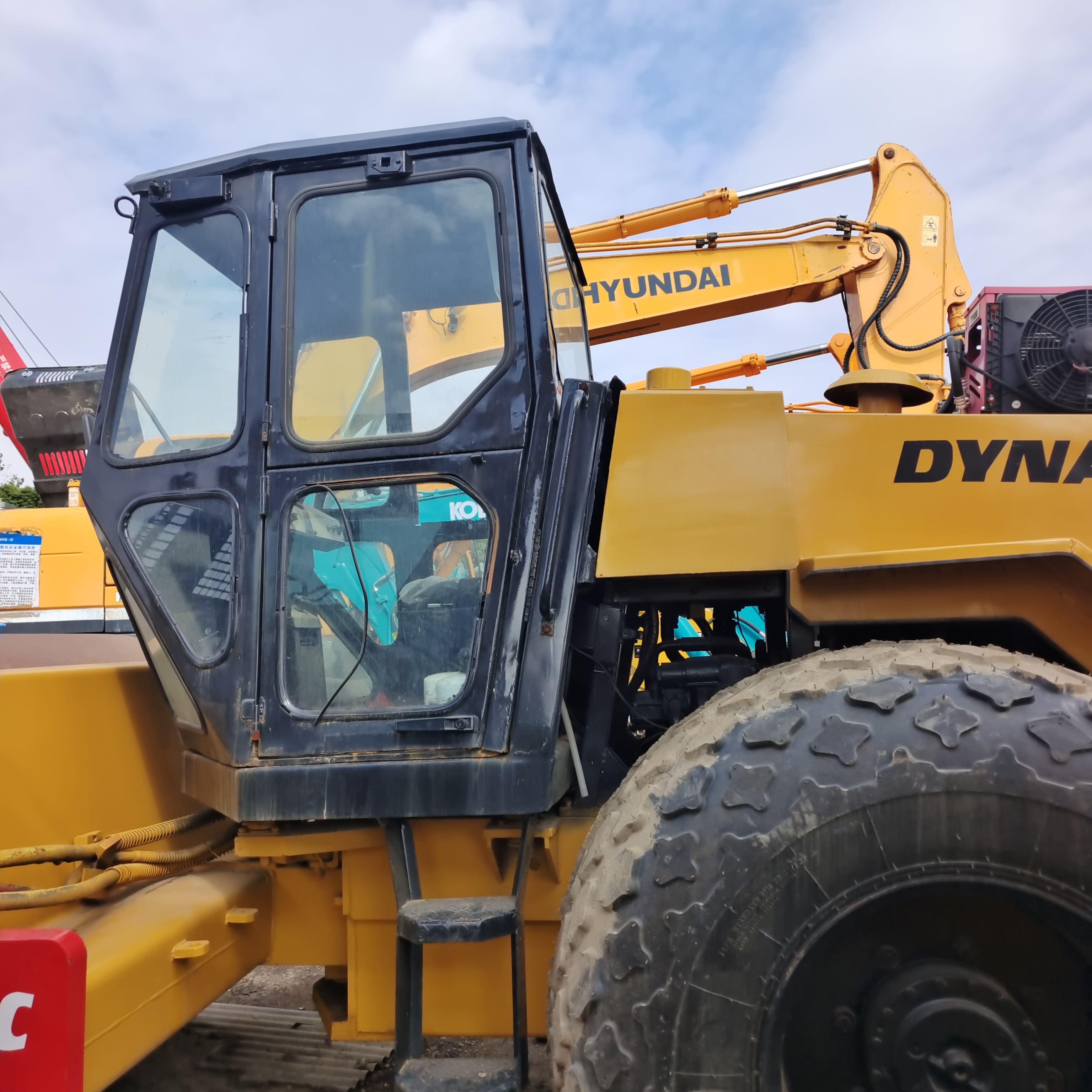 Dynapal Steel Used Compactor Machine CA251D   Single Drum Vibratory Road Roller Second Hand