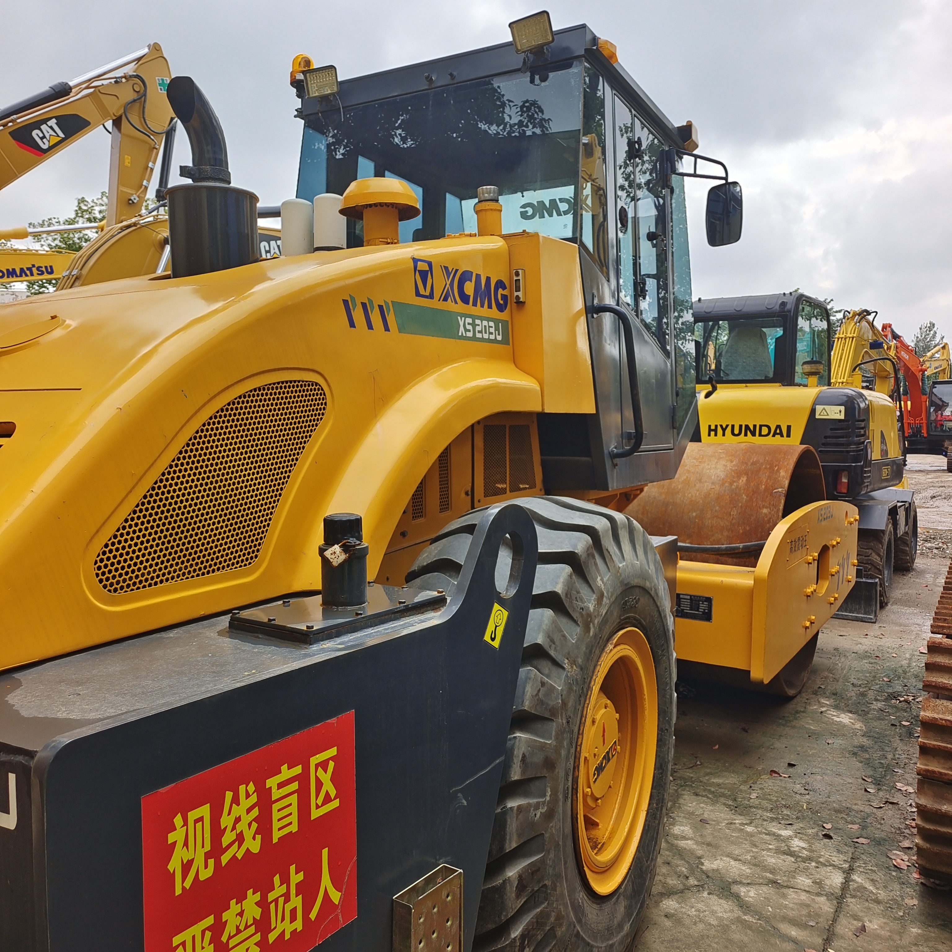 XCMG Official Manufacturer Used Road Machine Xs223j 18ton Single Drum Road Roller Second Hand