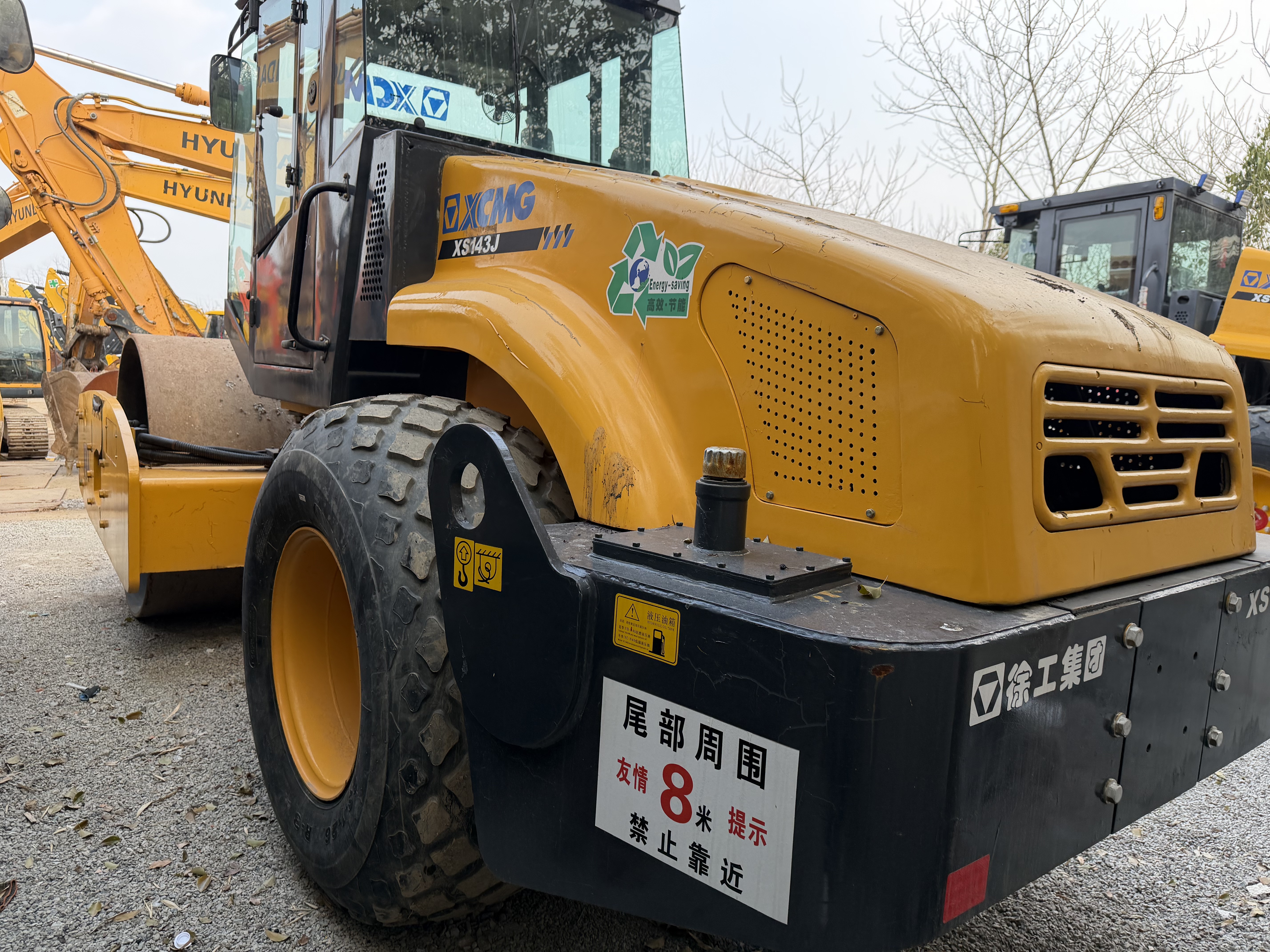XCMG Official Manufacturer Used Road Machine Xs143j 18ton Single Drum Road Roller Second Hand