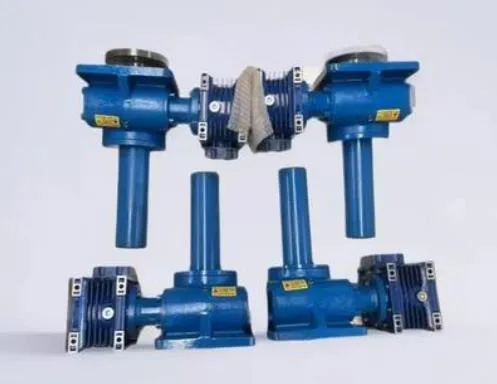 SWL worm gear screw elevator spiral ball screw lifting mechanism gear synchronous elevator