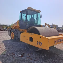 Máquina Compactadora de Acero XCMG Usada Xs203j China 18 Tonelada Rodillo Vibratorio de Tambor Simple de Segunda Mano