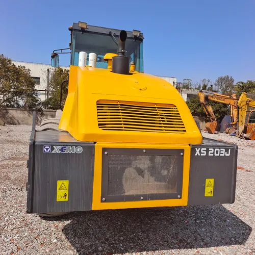 Máquina Compactadora de Acero XCMG Usada Xs203j China 18 Tonelada Rodillo Vibratorio de Tambor Simple de Segunda Mano