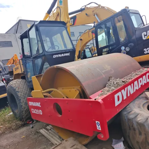 Dynapal Steel Used Compactor Machine CA251D   Single Drum Vibratory Road Roller Second Hand