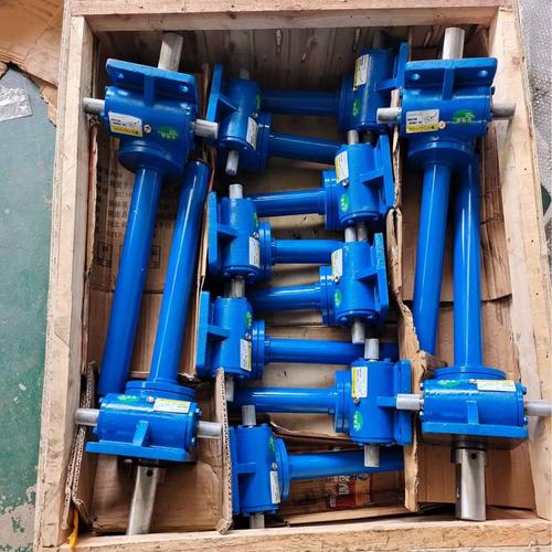 SWL worm gear screw elevator spiral ball screw lifting mechanism gear synchronous elevator