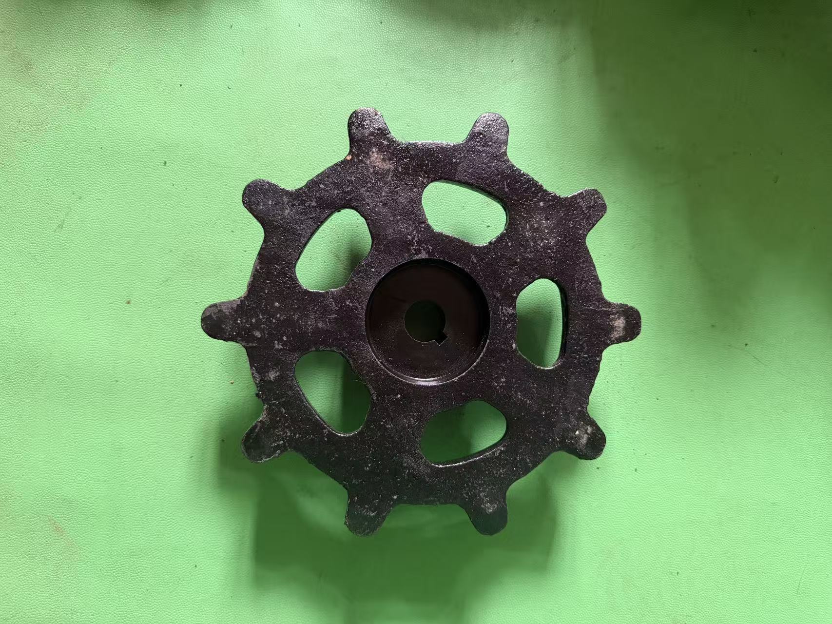 Track Drive Sprocket For Remote Control Tracked Mower, 10 Teeth 60 Pitch Ductile Iron Drive Gear With Taper Bore