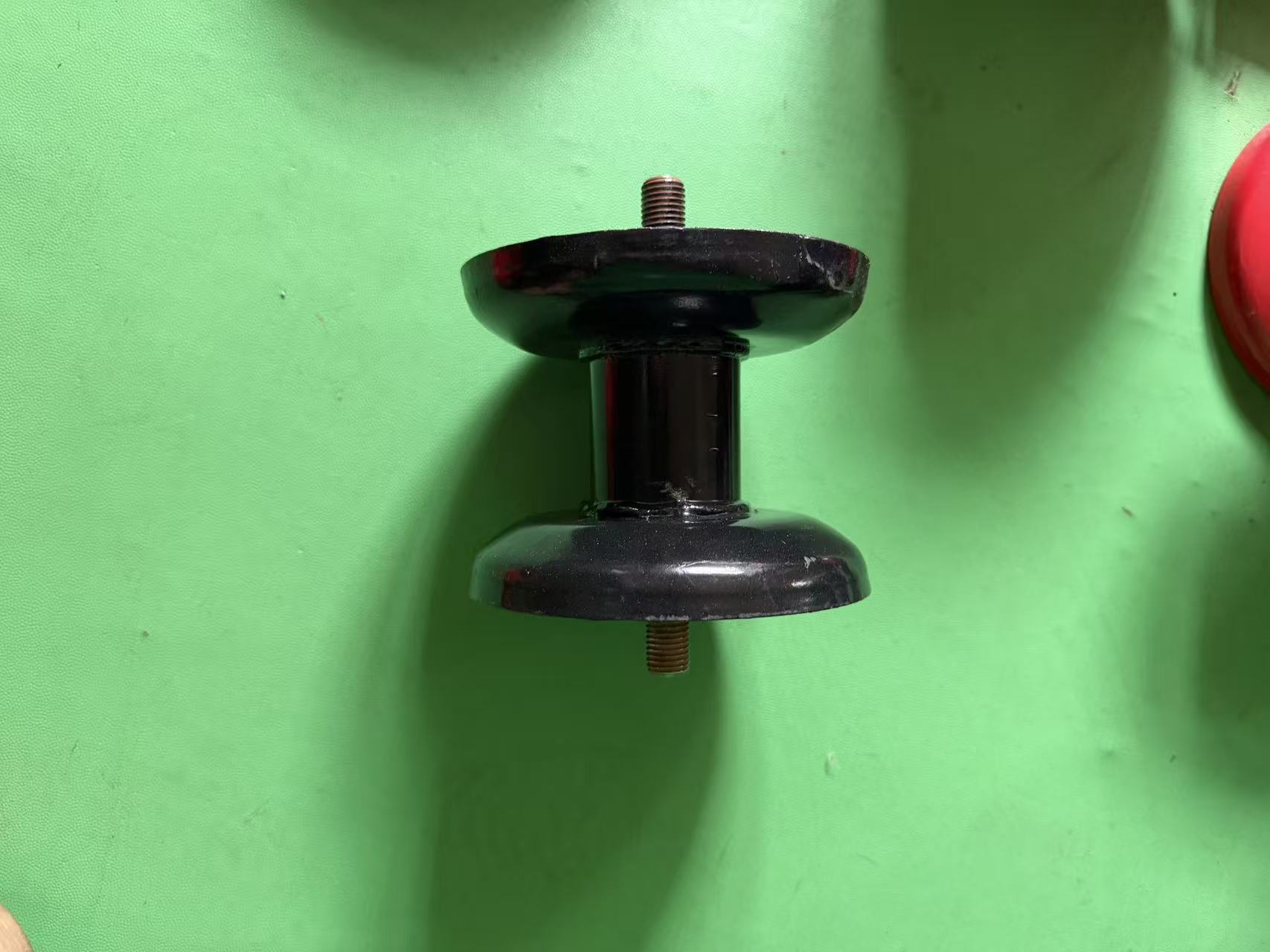 Track Support Roller For Mini Tracked Transporter & Tracked Mower, Stamped Welded Roller Fit 150/180mm Rubber Track